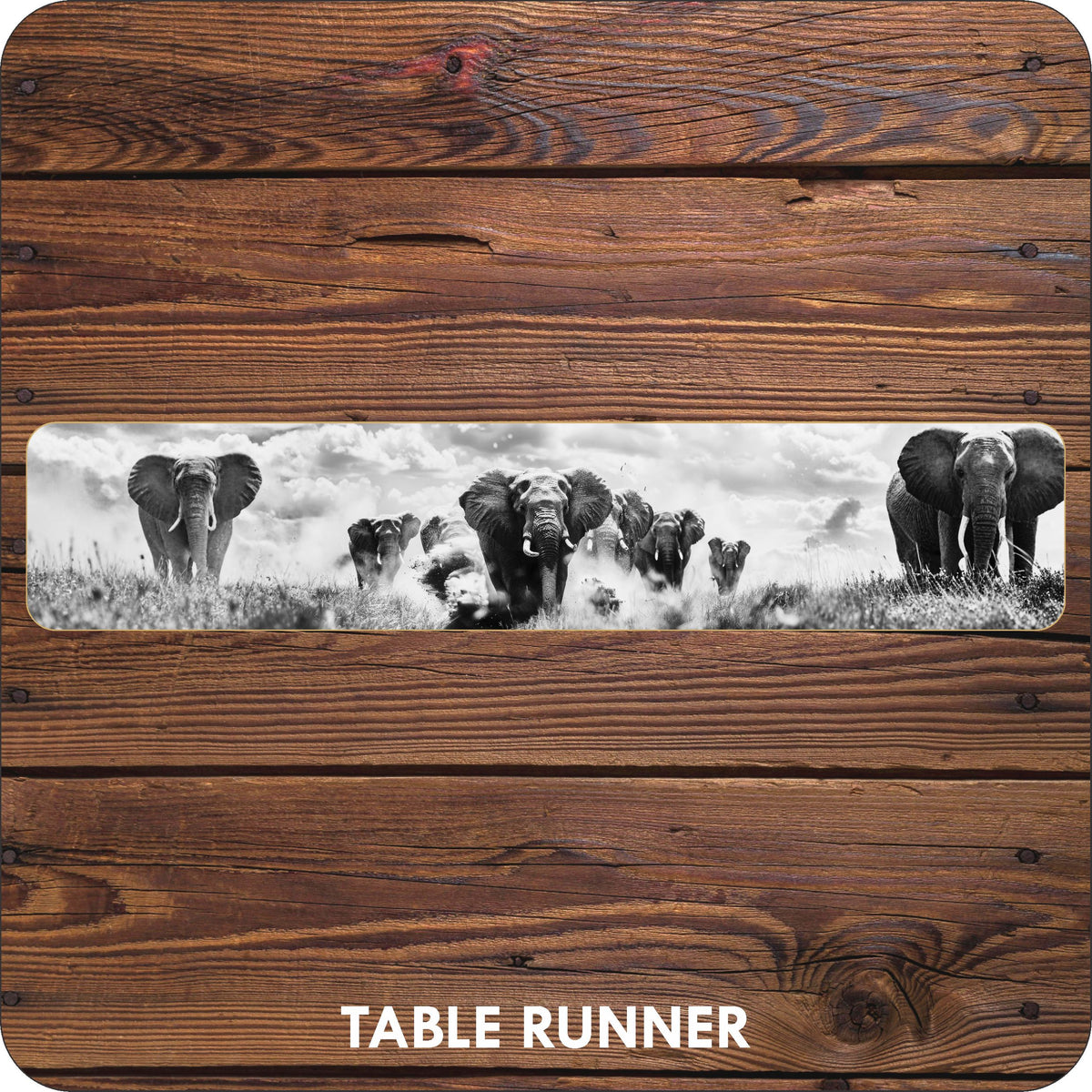 BW Elephant Savannah Table Runner