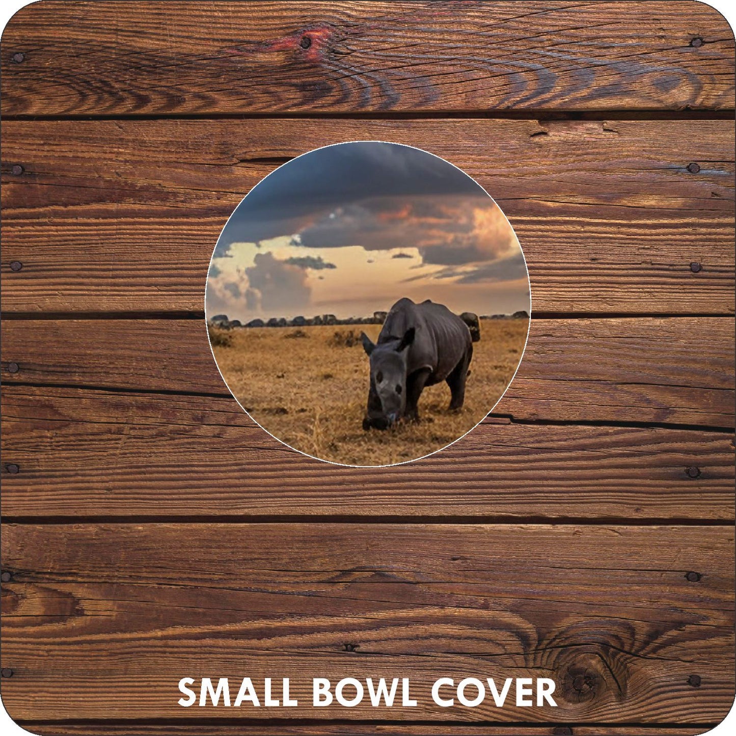 Rhino Sunset Bowl Covers