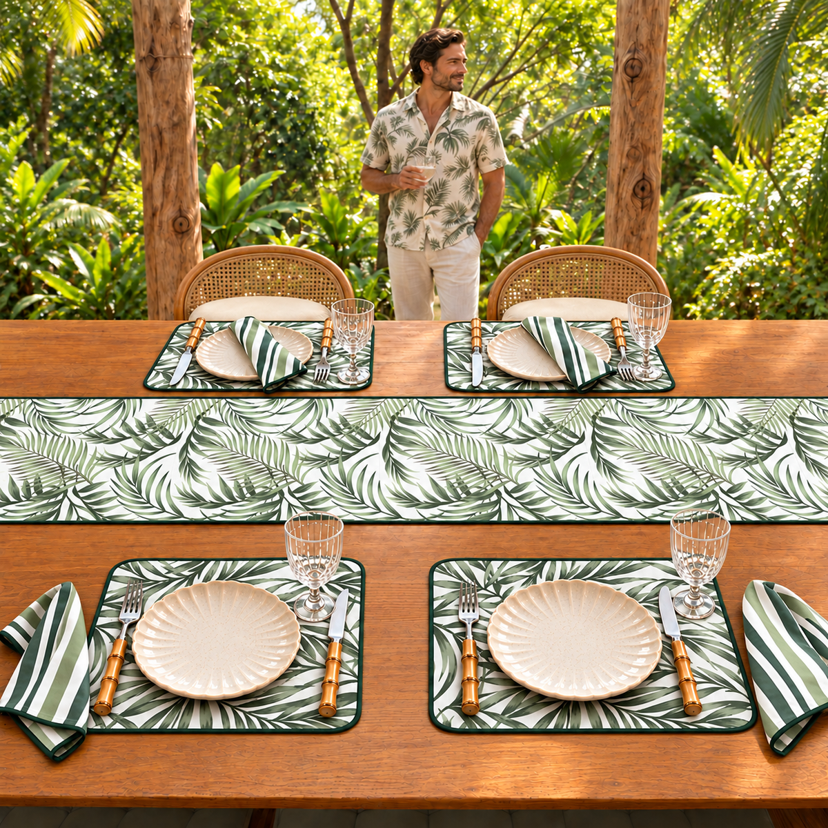 Palm Breeze Table Set