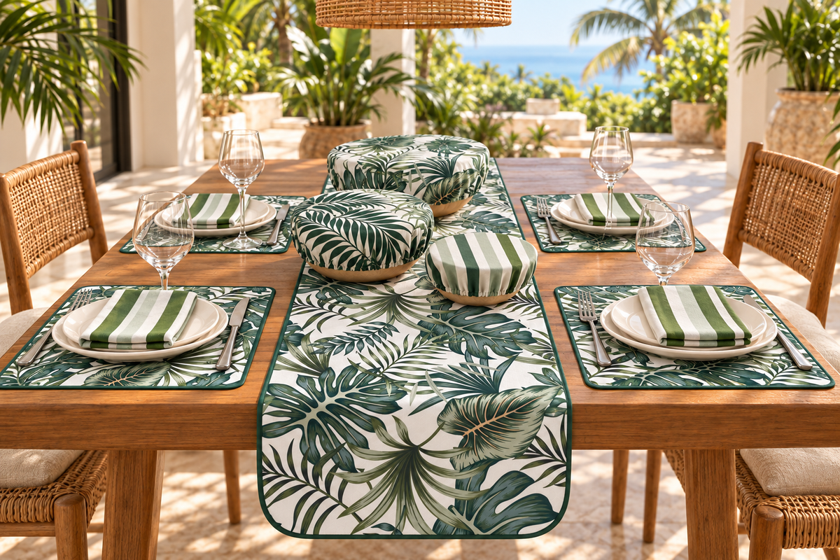 Tropical Summer Table Set