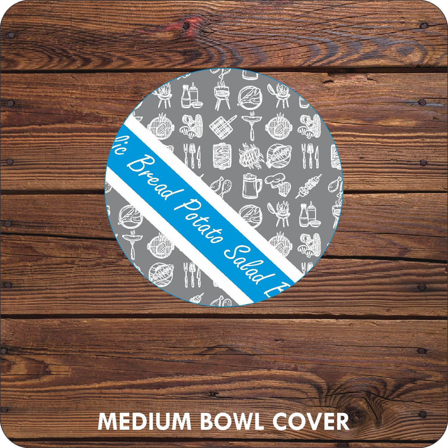 Braai Time Grey Bowl Covers