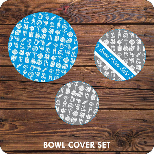 Braai Time Grey Bowl Covers