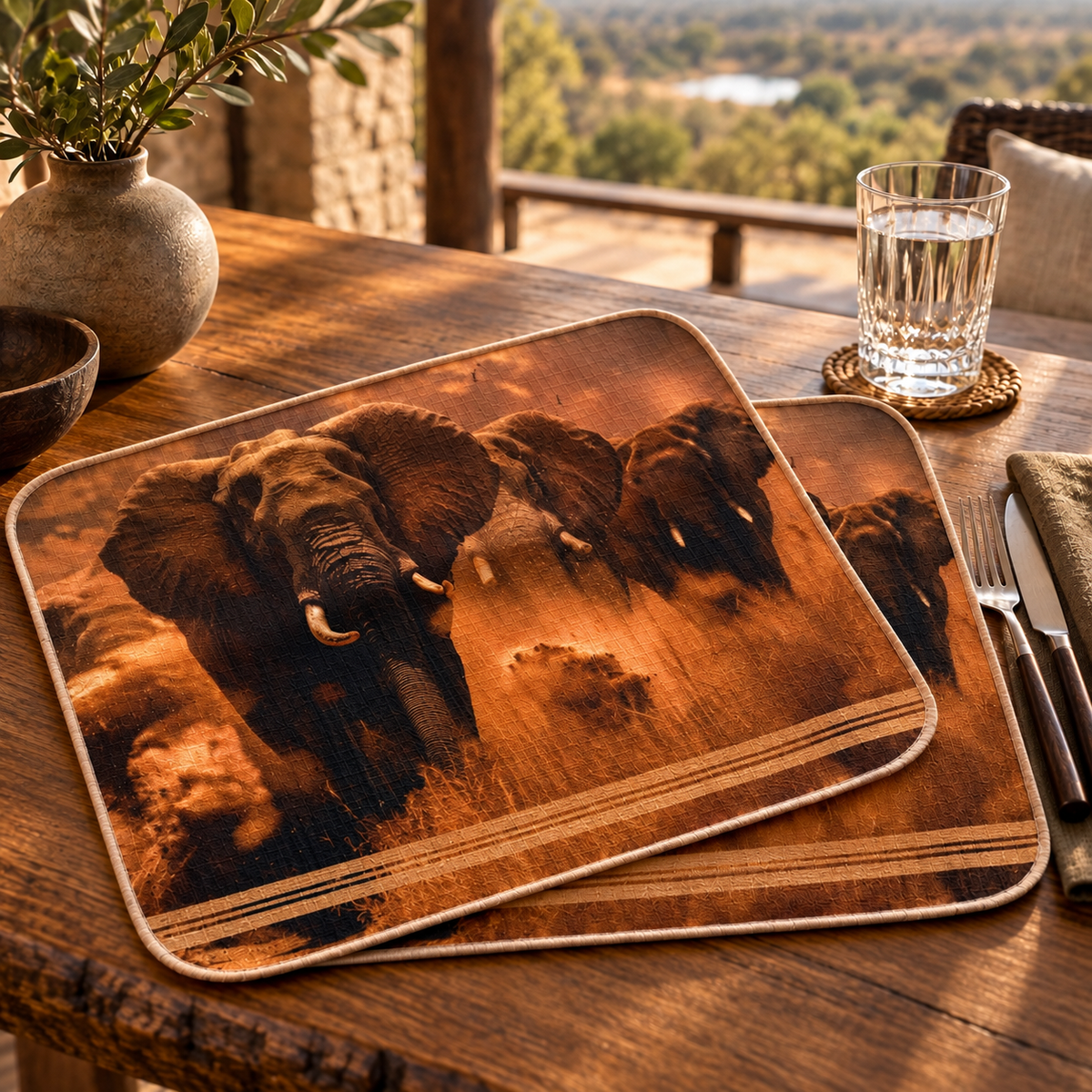 Elephant Savannah Placemats