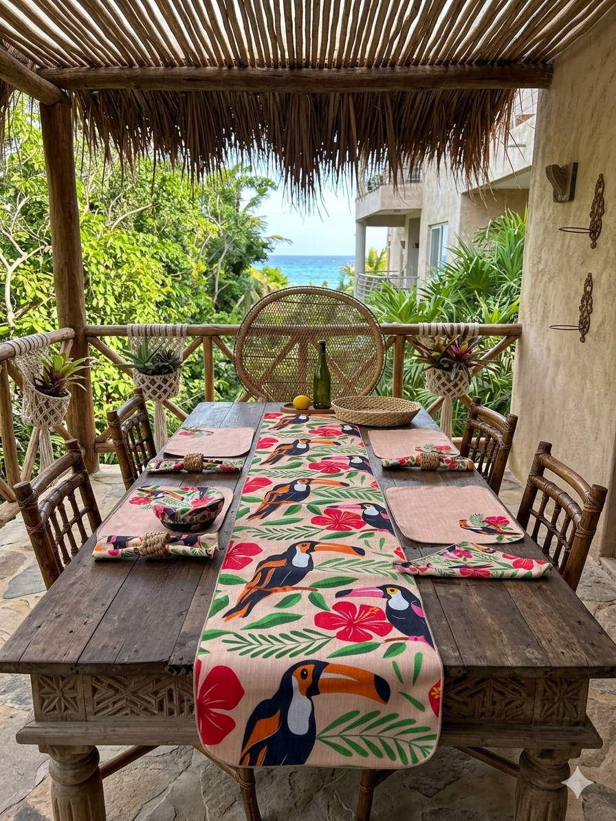 Toucan Table Runner