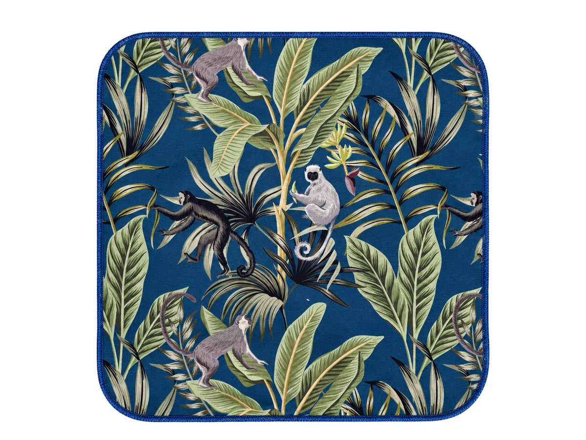 Monkey Palm (Deep Blue) Napkin