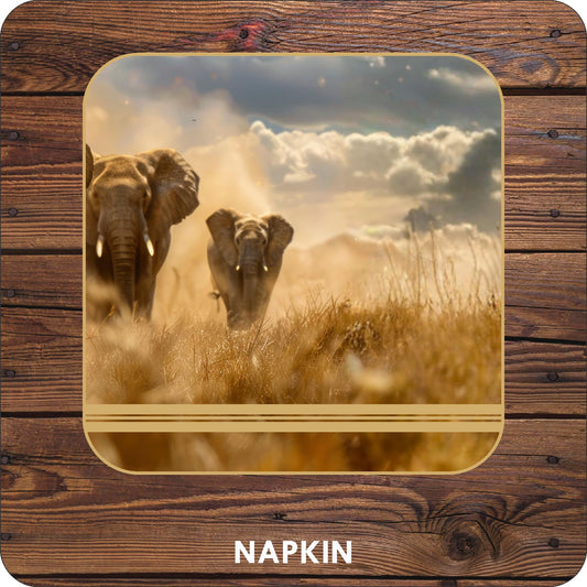 Elephant Savannah Napkins