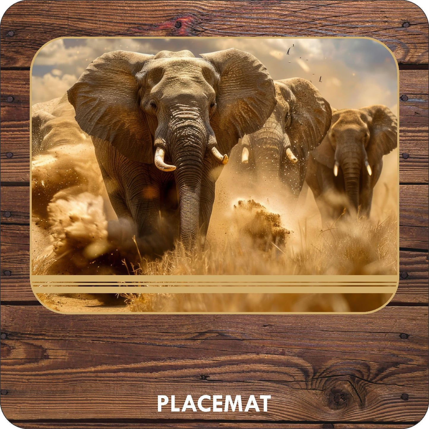 Elephant Savannah Table Set