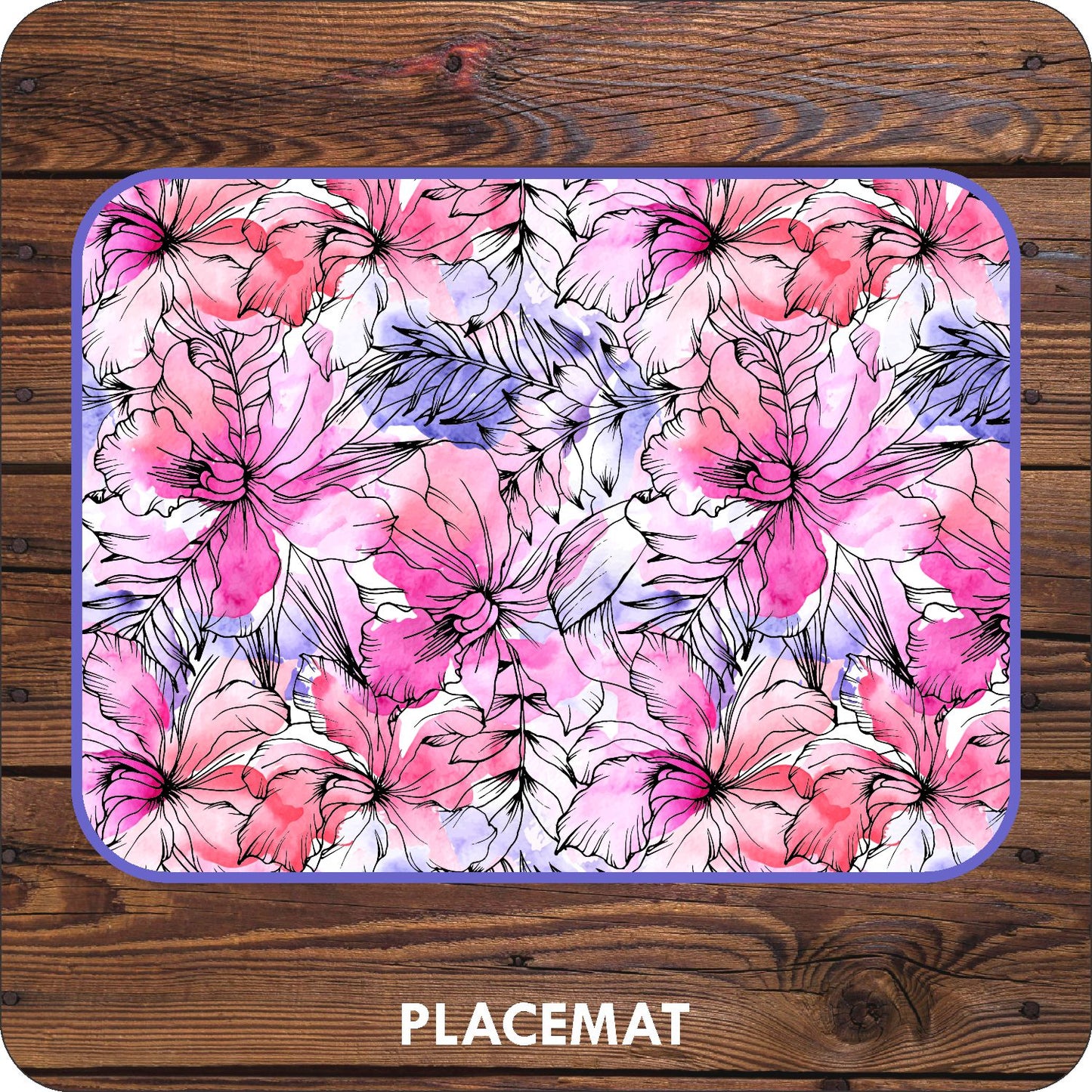Floral Watercolour  Placemats
