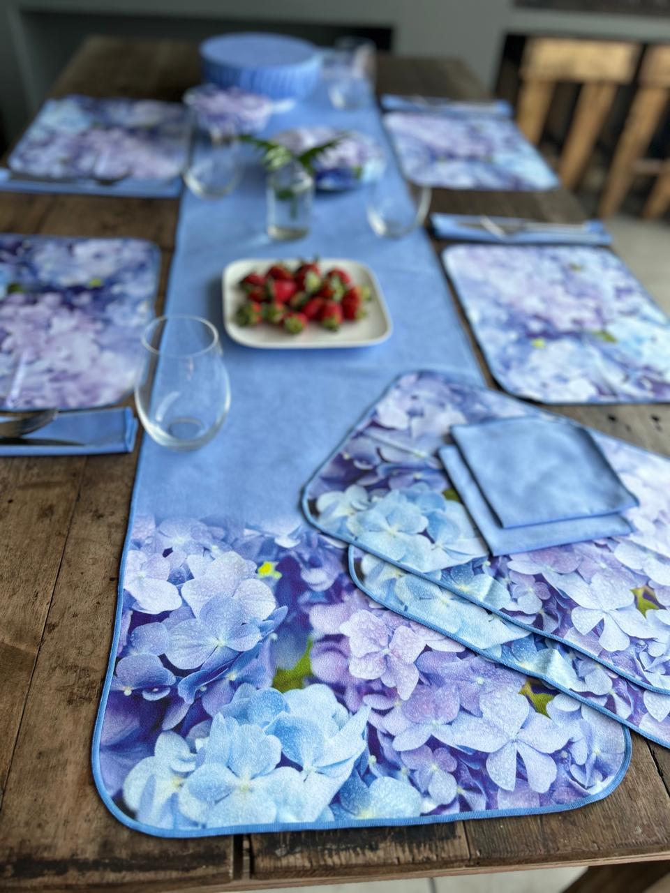Hydrangea Table Linens Hydrangea Table Set – Set My Table South Africa
