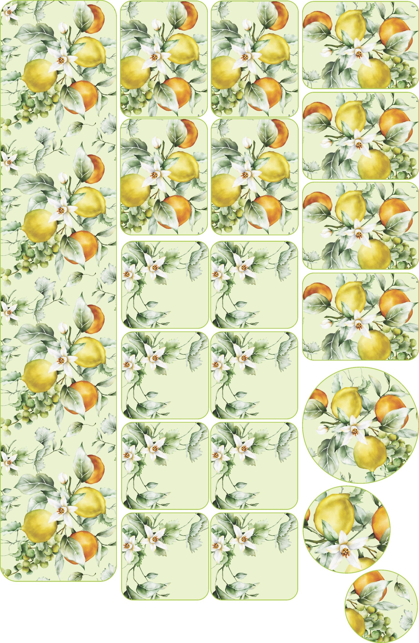 Citrus Table Runner