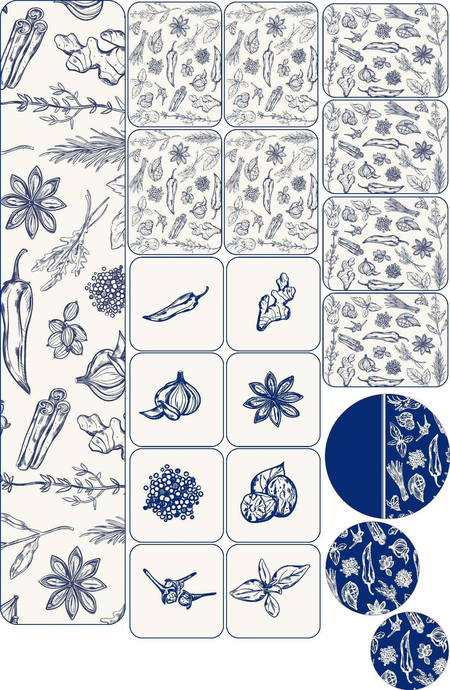 Herbs & Spices Napkins