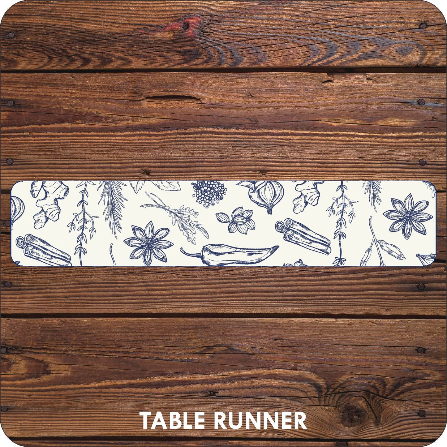 Herbs & Spices Table Runner
