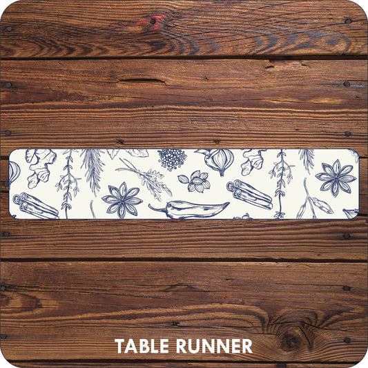 Herbs & Spices Table Runner