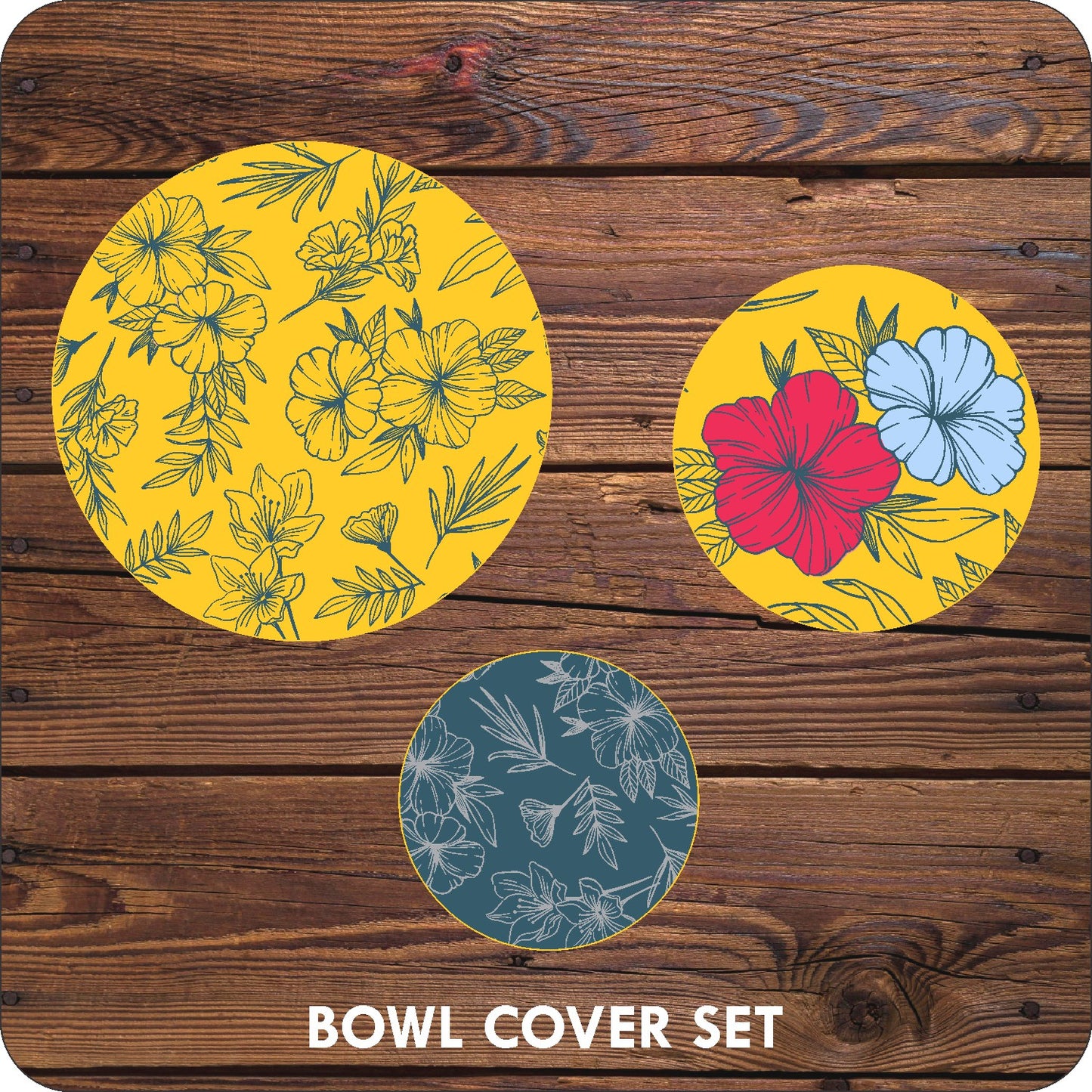Hibiscus Bowl Covers
