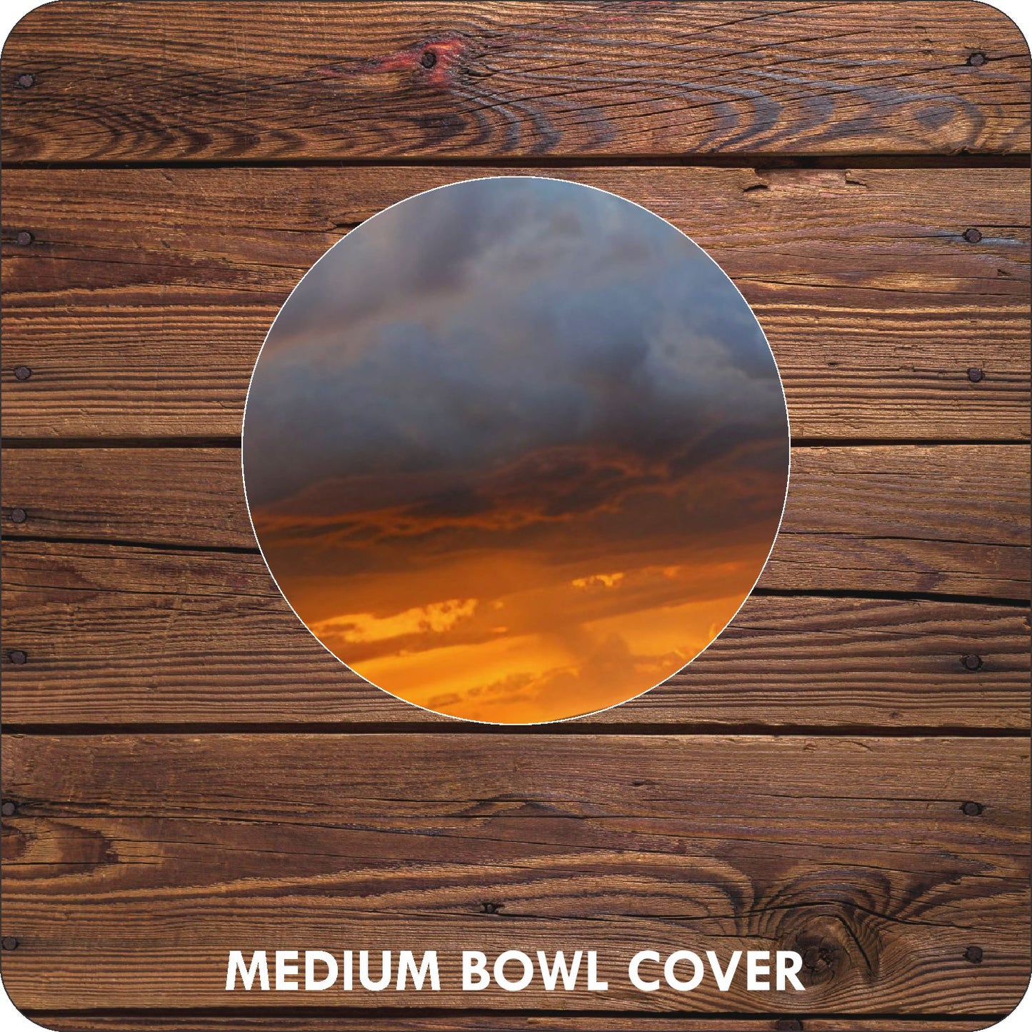 Rhino Sunset  Bowl Covers
