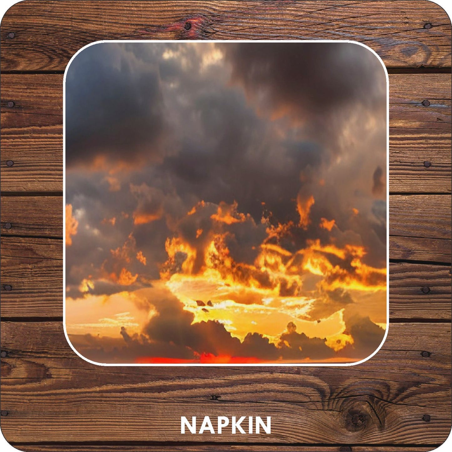 Rhino Sunset Napkins