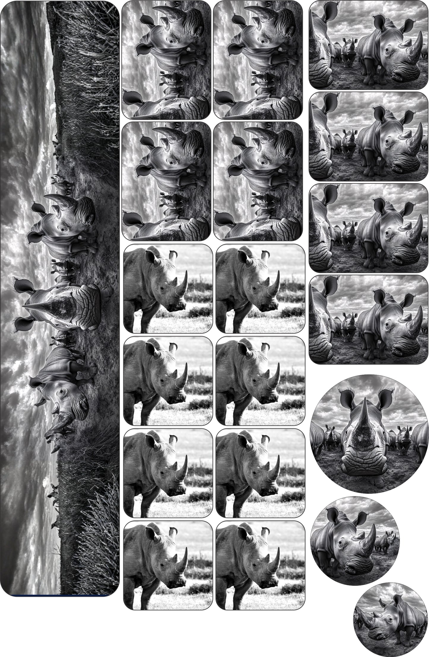 BW Rhino Table Set