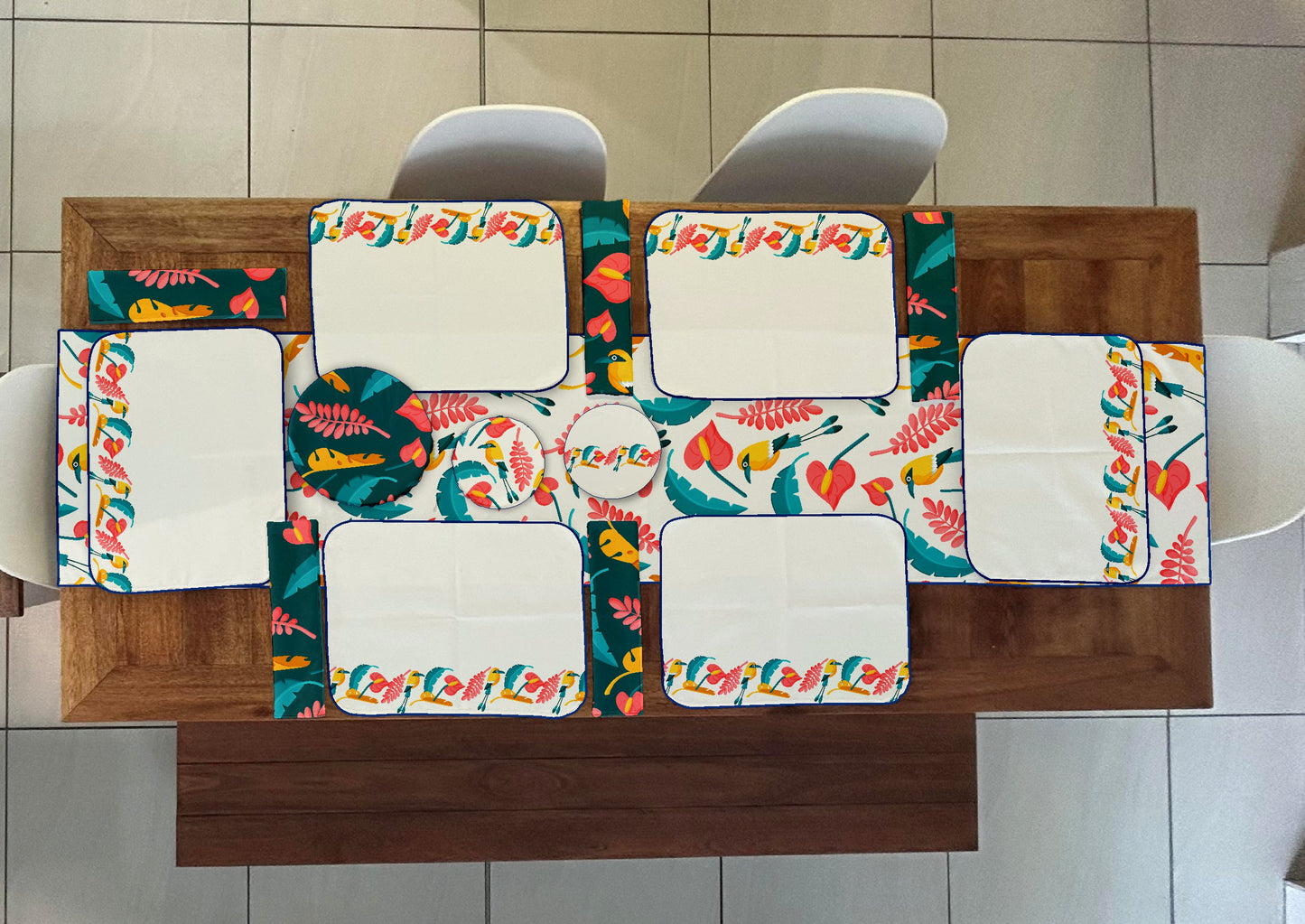 Summer Birds Table Set